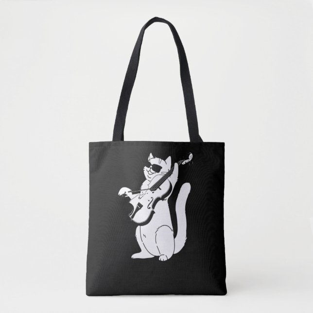 Niedliche Katze, die Violin String Instrument Musi Tasche (Vorderseite)