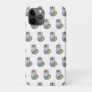 Niedliche Katze Einhorn Regenbogen Case-Mate iPhone Hülle
