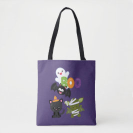 Niedliche Katze, Fledermäuse, Mama und Geist Tasche