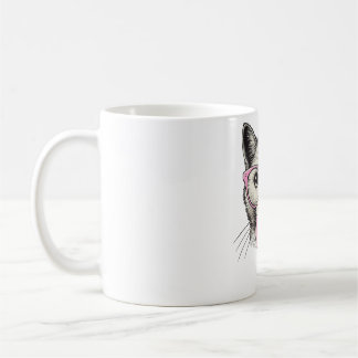 Niedliche Katze für Frauen Funny Cat Liebe Kaffeetasse