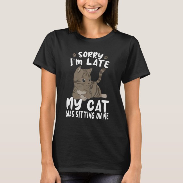 Niedliche Katze für Männer Frauen Katze Witz Kätzc T-Shirt (Vorderseite)