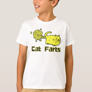Niedliche Katze Furzen Katzenliebhaber Spaß T-Shirt