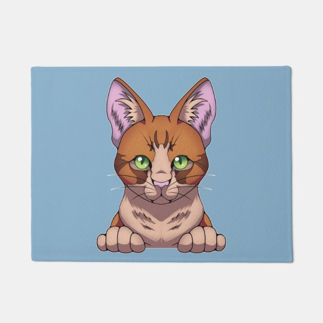 Niedliche Katze Fußmatte (Vorderseite)