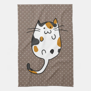 Niedliche Katze Geschirrtuch