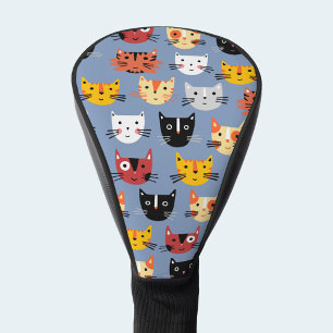 Niedliche Katze Golf Headcover