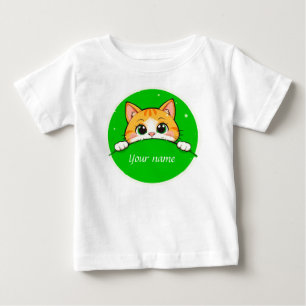 Niedliche Katze-Illustration Baby T-shirt