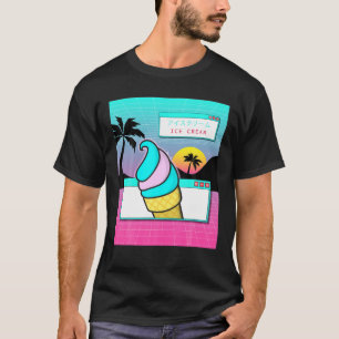 Niedliche Katze in einem Kon, aus dem ich eisgeküh T-Shirt