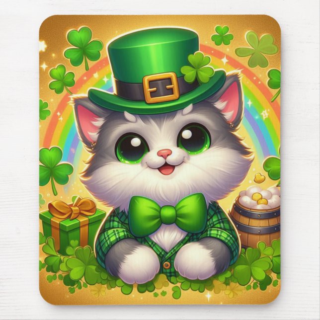 Niedliche Katze/Kätzchen Mousepad (Vorne)