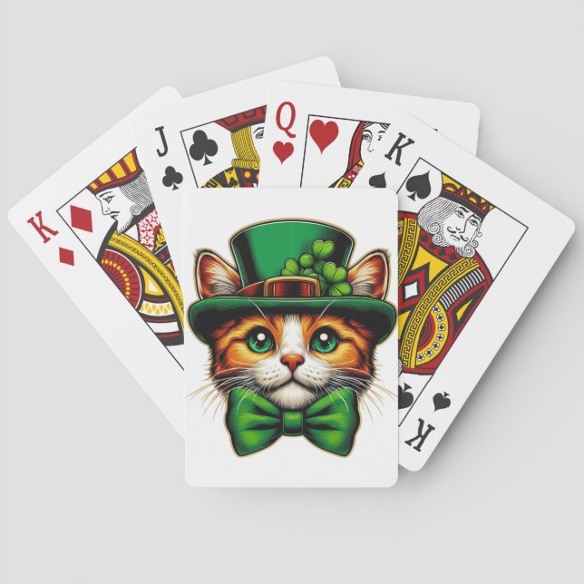 Niedliche Katze/Kätzchen Spielkarten (Rückseite)