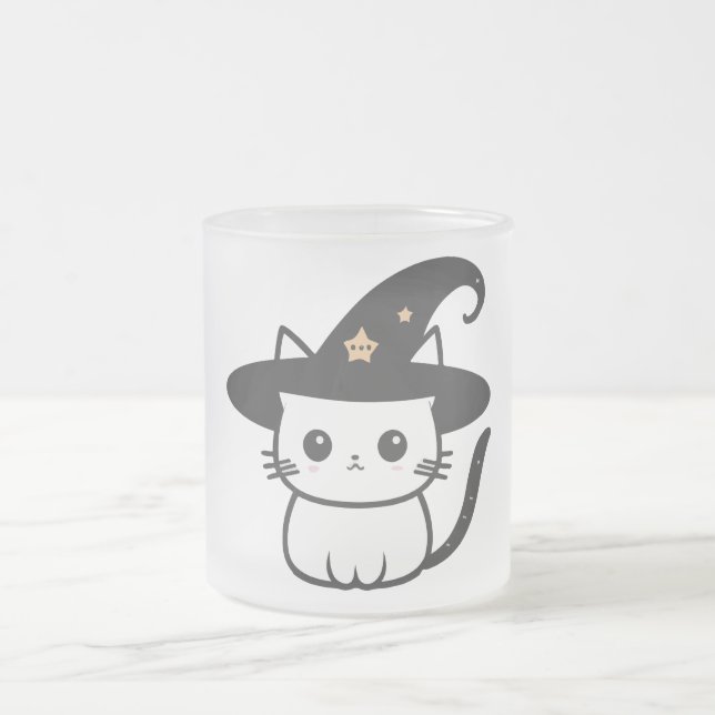 niedliche Katze | Katzen lieben Design Mattglastasse (Mittel)