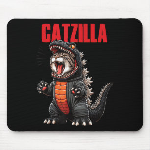 Niedliche Katze Katzilla für Katzen Mamas Katzen V Mousepad