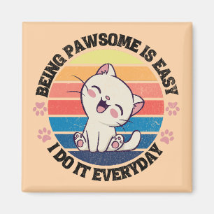 Niedliche Katze Kawaii Magnet