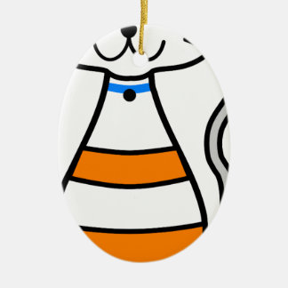 Niedliche Katze Keramik Ornament