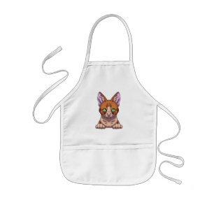 Niedliche Katze Kinderschürze