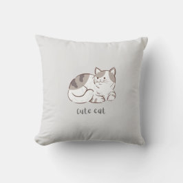 Niedliche Katze Kissen