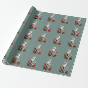 Niedliche Katze Kitten Pet Liebhaber Geschenk Geschenkpapier