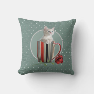 Niedliche Katze Kitten Pet Liebhaber Geschenk Kissen