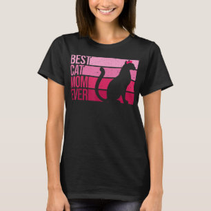Niedliche Katze Mama Art der weiblichen Katze Tier T-Shirt