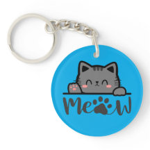 Niedliche Katze Meow Schlüsselanhänger - Funny Kit