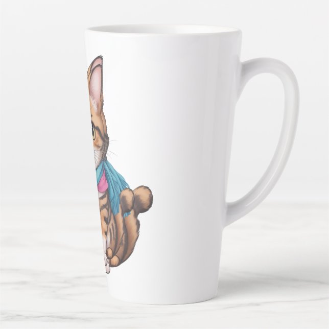 niedliche Katze Milchtasse (Rechts)