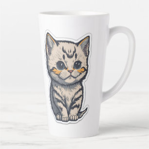 niedliche Katze Milchtasse