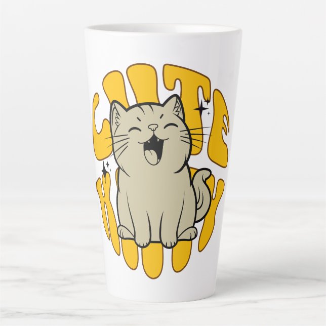 Niedliche Katze Milchtasse (Vorderseite)