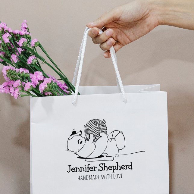 Niedliche Katze mit Liebe Gummistempel (Von Creator hochgeladen)