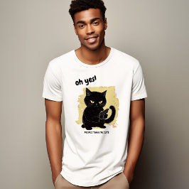 Niedliche Katze mit Schusswaffe | Witzige Gemeine  T-Shirt