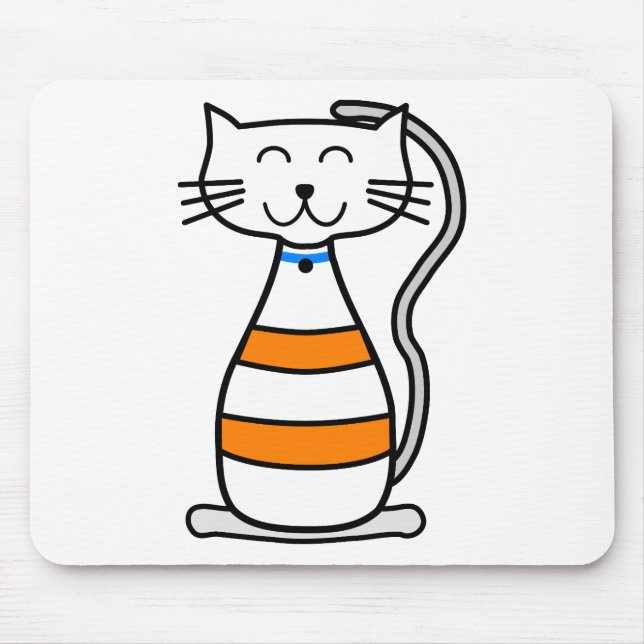 Niedliche Katze Mousepad (Vorne)