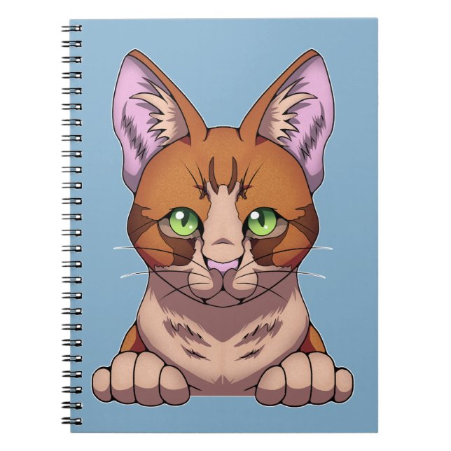 Niedliche Katze Notizblock (Vorderseite)