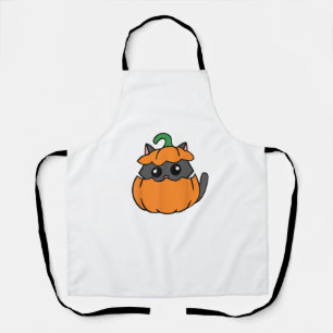 Niedliche Katze Orange Pumpkin - Kitty October Her Schürze