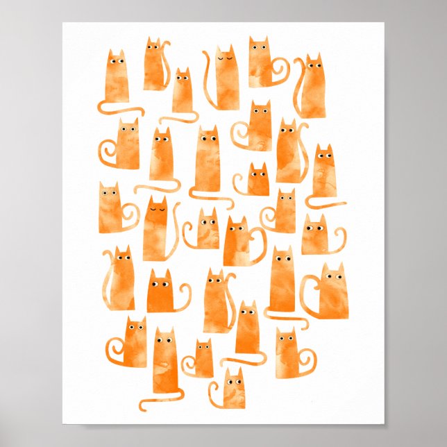 Niedliche Katze Poster (Vorne)