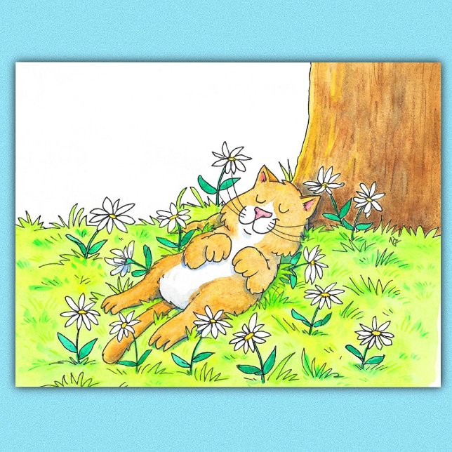 Niedliche Katze Postkarte (Von Creator hochgeladen)