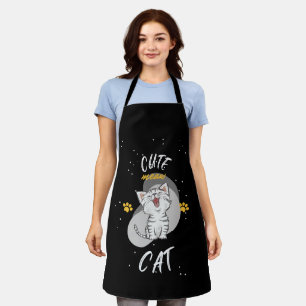 niedliche Katze Schürze