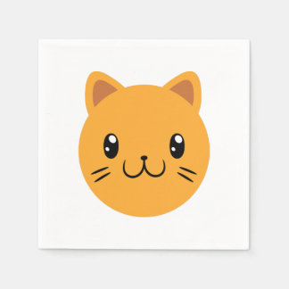 Niedliche Katze Serviette