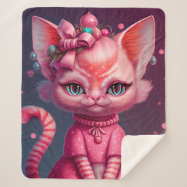 Niedliche Katze Sherpadecke