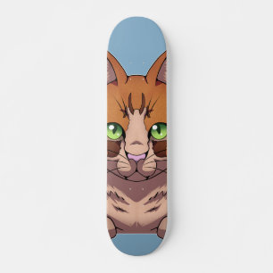 Niedliche Katze Skateboard