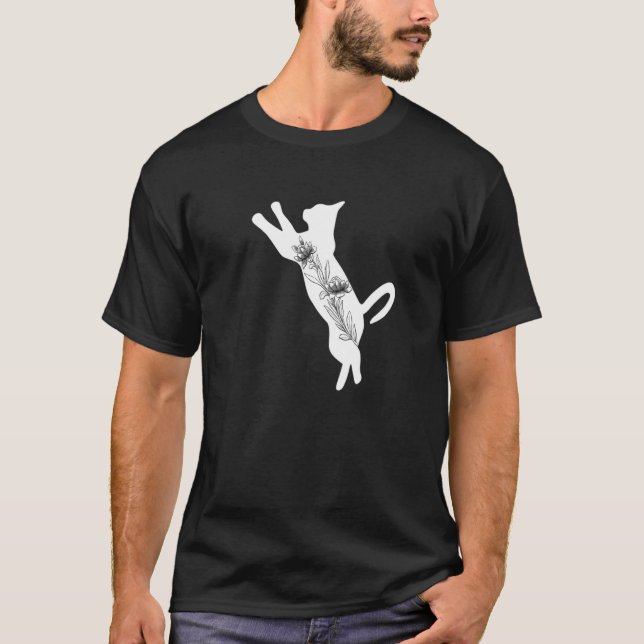 Niedliche Katze T-Shirt (Vorderseite)