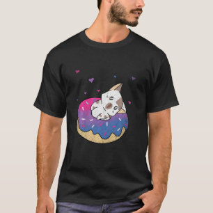Niedliche Katze Tier Que Bi Pride Bisexualität Don T-Shirt