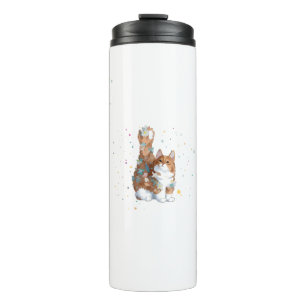 Niedliche Katze Tier Thermosbecher