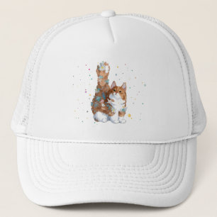 Niedliche Katze Tier Truckerkappe