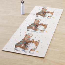 Niedliche Katze Tier Yogamatte