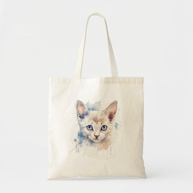 Niedliche Katze Tragetasche (Vorne)