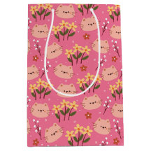 Niedliche Katze und Blume