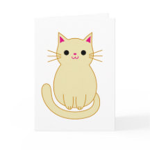 Niedliche Katze Vielen Dank Karte