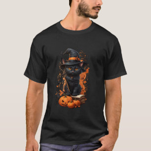 Niedliche Katze Weihnachtsstimmung Kostüme Schwarz T-Shirt