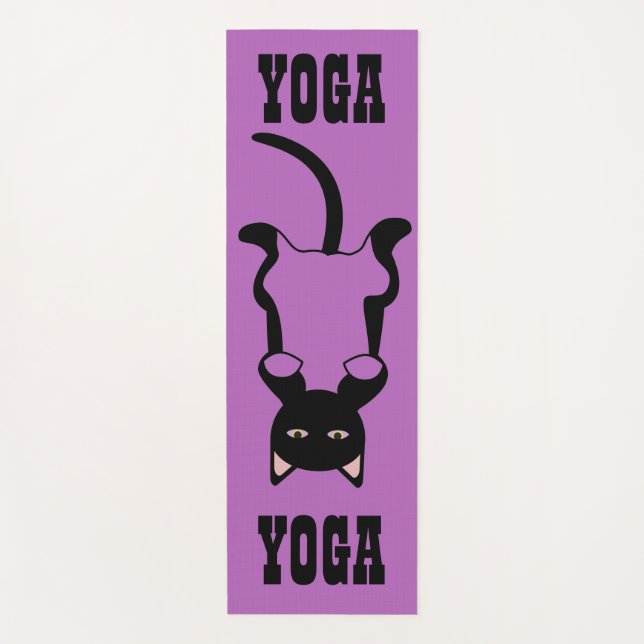 Niedliche Katze Yogamatte (Vorderseite)