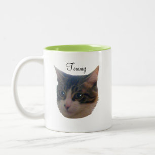Niedliche Katze Zweifarbige Tasse