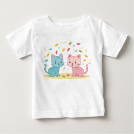 Niedliche Katzen Baby T-shirt
