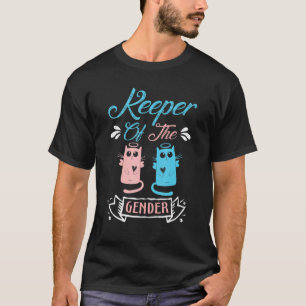 Niedliche Katzen des Geschlechts in blau und rosa  T-Shirt